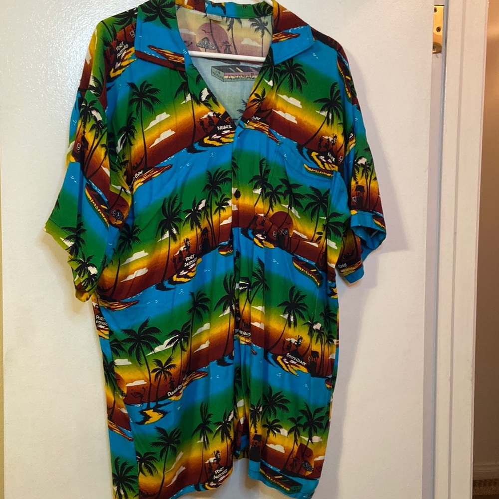 Jamaican Theme Cabana Shirt